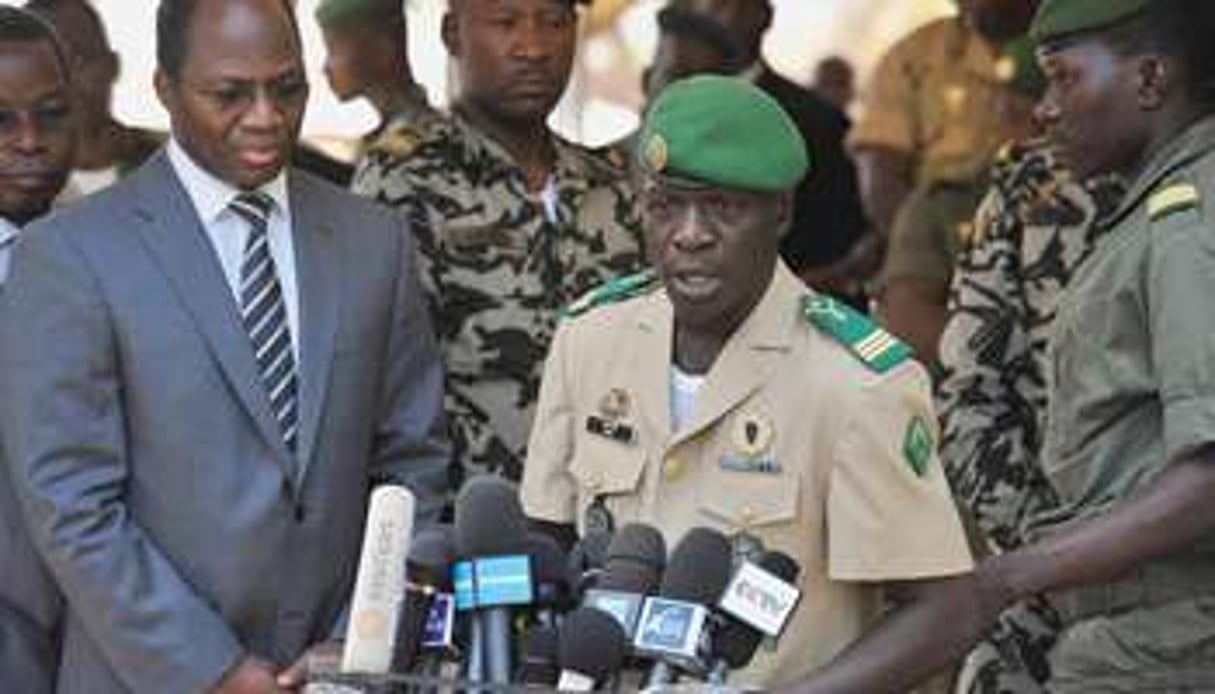 L’ex-pustschiste, le capitaine Amadou Haya Sanogo en avril. © AFP