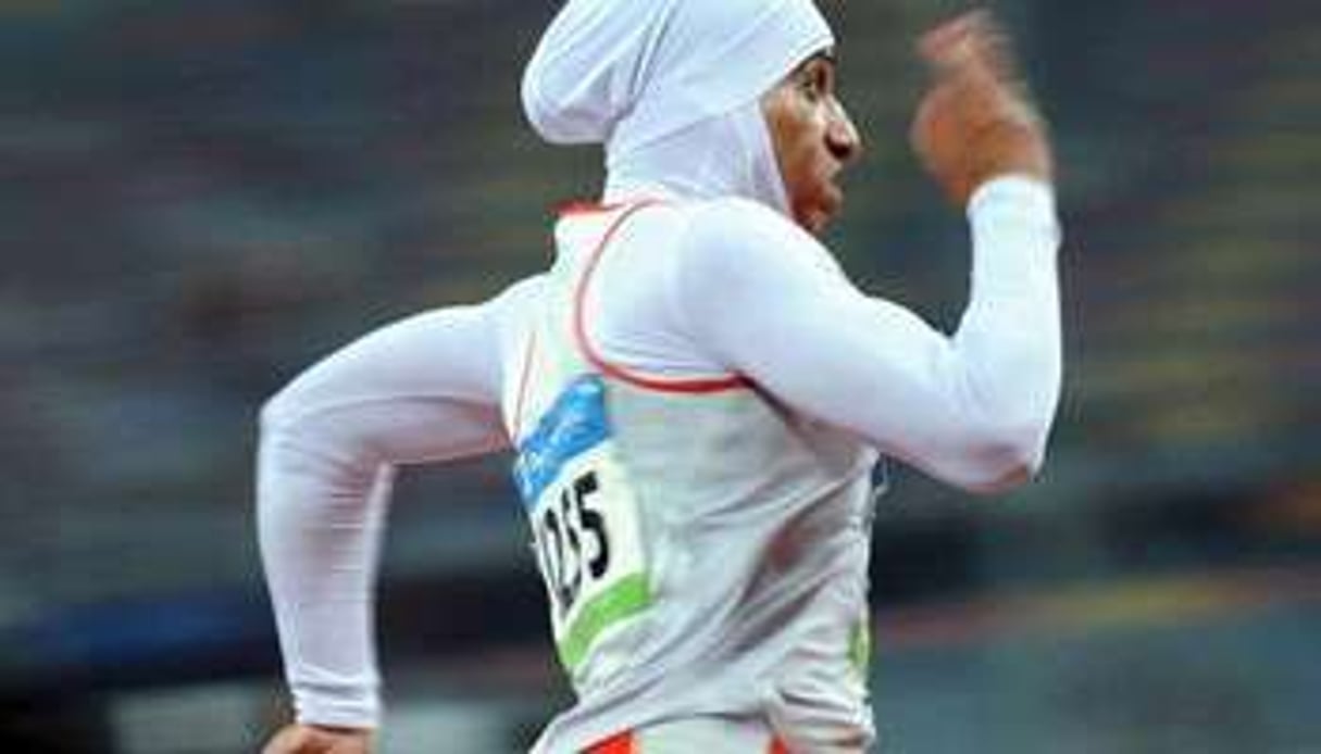 Sarah Attar est l’une des deux Saoudiennes participant aux Jeux de Londres. © AFP