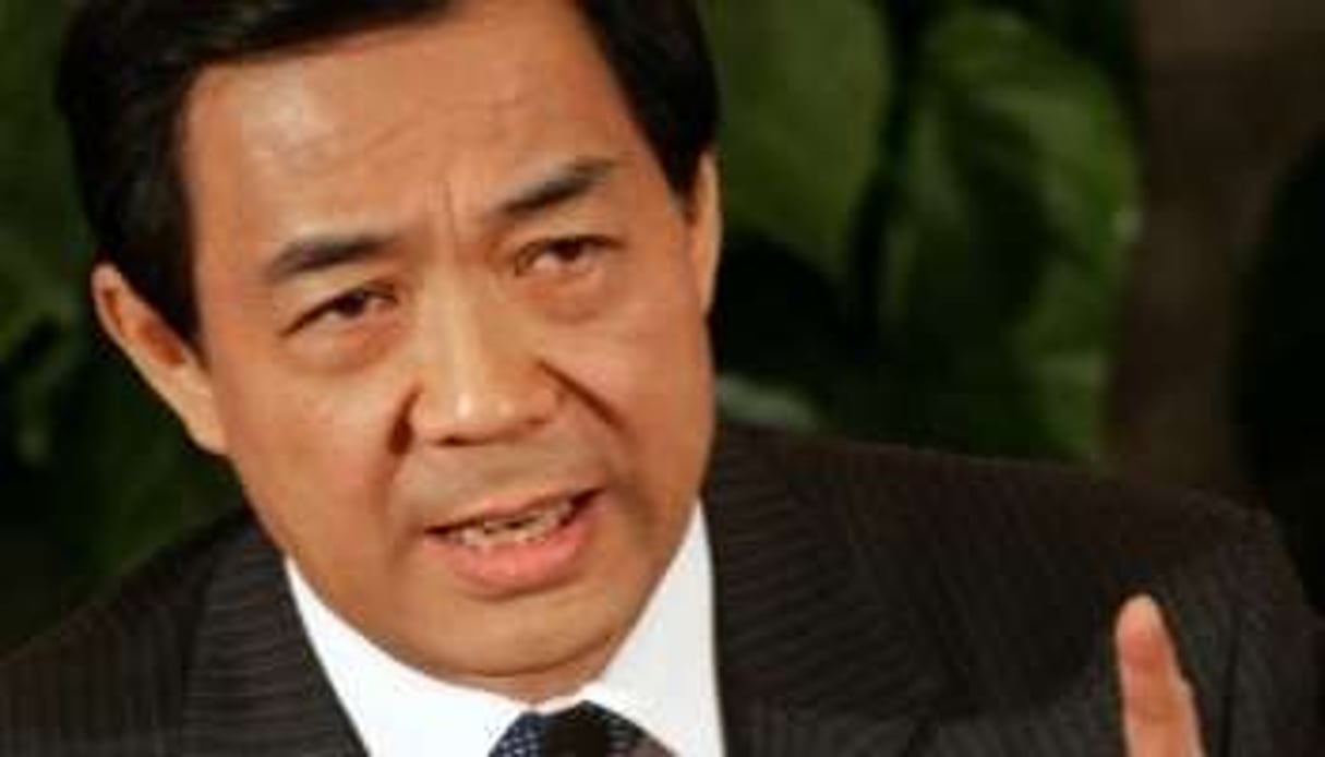 Bo Xilai, ancien maire de Chongqing, disgrâcié par un scandale en mai dernier. © AFP