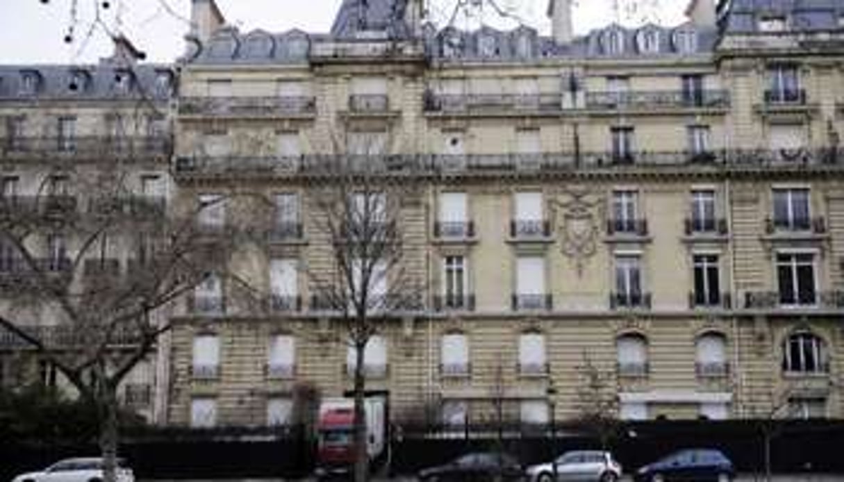 Une photo du 14 février 2012 montrant l’hôtel particulier parisien de Teodorin Obiang. © AFP