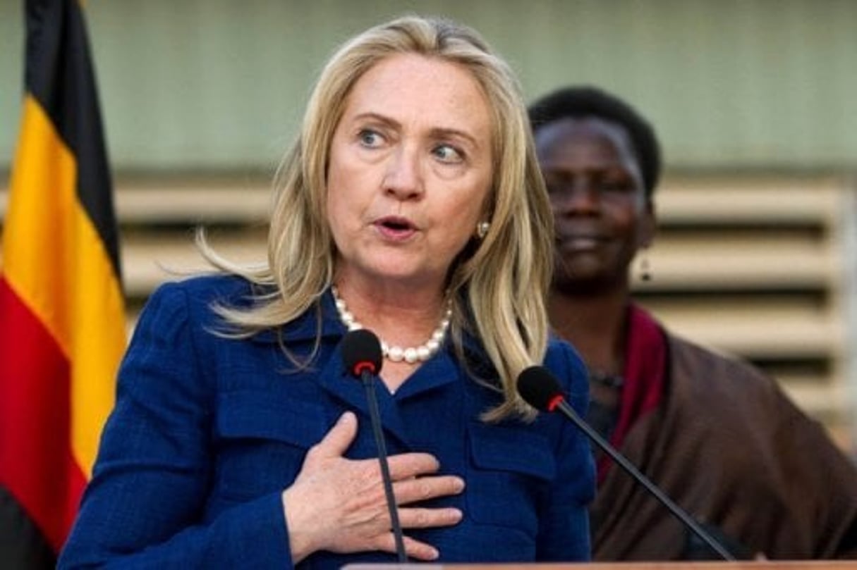 Hillary Clinton arrive au Kenya, quatrième pays de sa tournée africaine © AFP