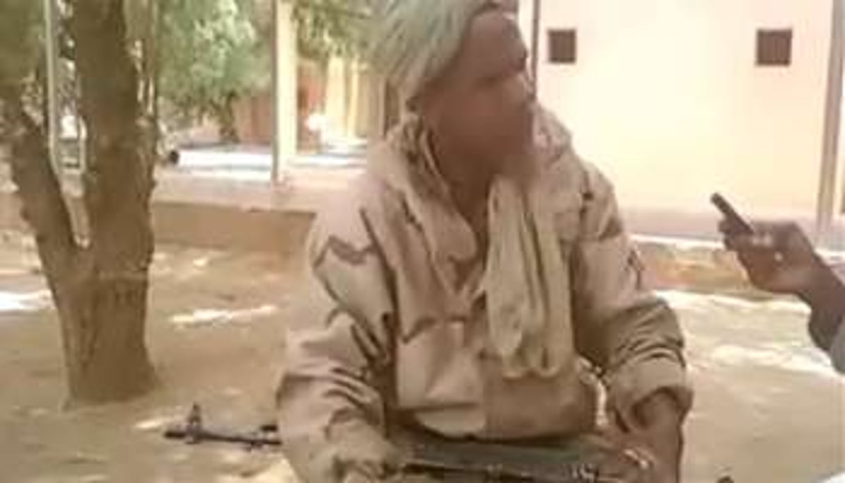 L’un des chefs militaire d’Ansar Eddine, Omar Ould Hamaha. © Capture d’écran Youtube