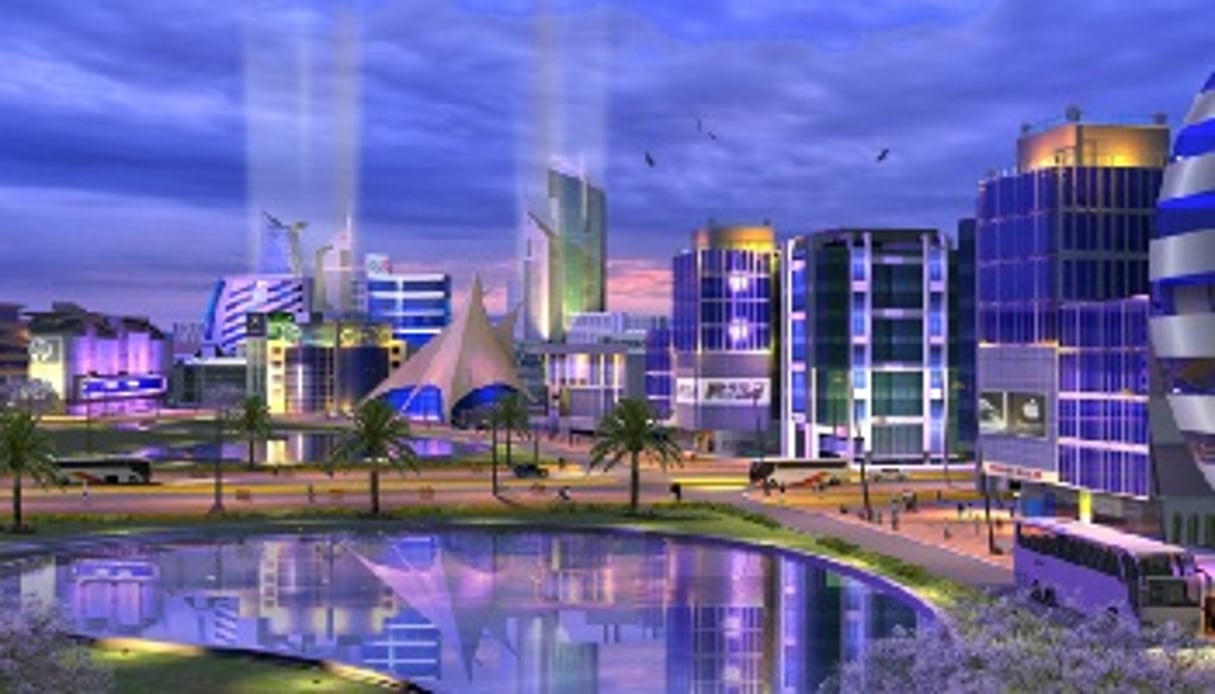 Konza City, présentée comme la future Silicon Valley africaine, a du mal à sortir de terre. © konzacity.co.ke