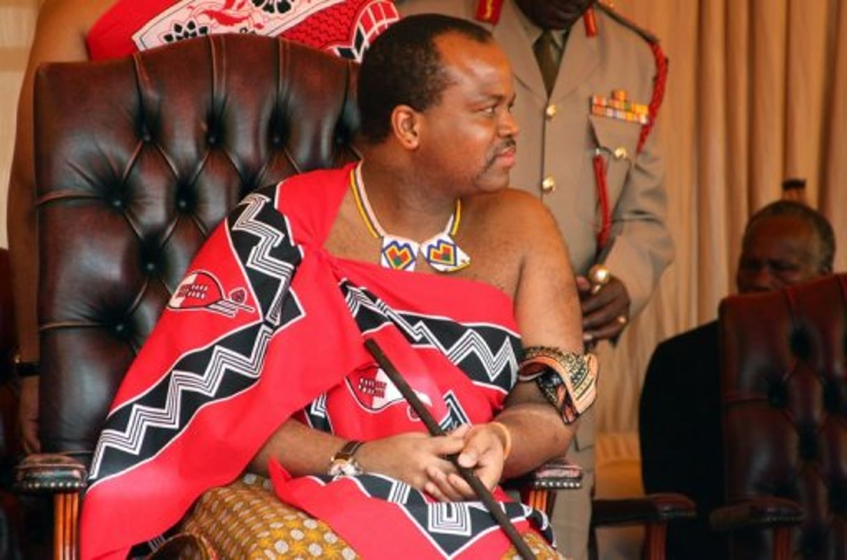 Le roi du Swaziland, dernière monarchie absolue d’Afrique, lance un forum public © AFP