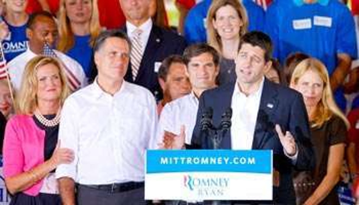 Les candidats républicains en meeting en Virginie, le 12 août. © AFP