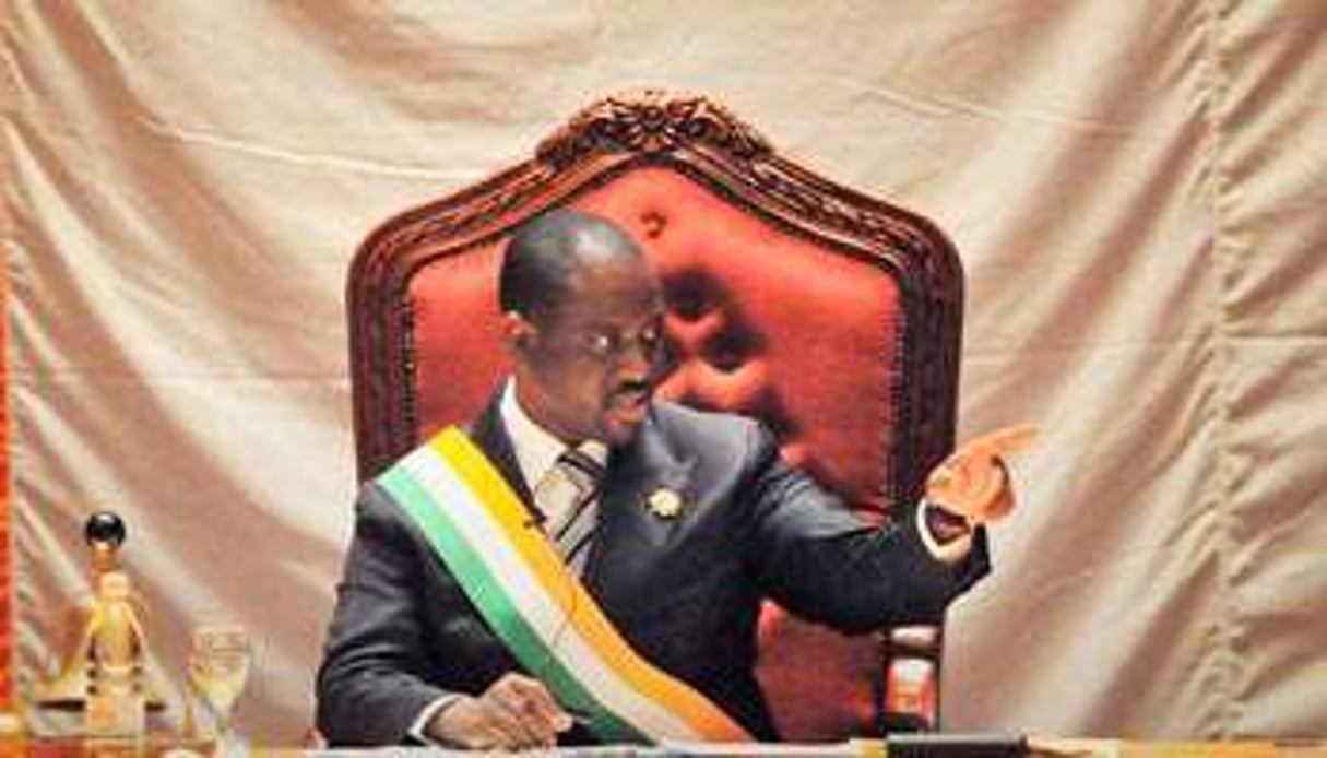 Guillaume Soro, président de l’Assemblée nationale ivoirienne, le 25 avril 2012. © AFP