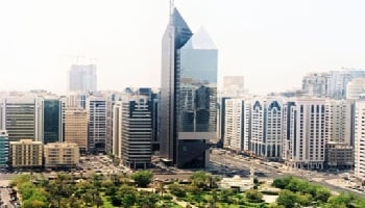 Le siège de National Bank of Abu Dhabi. La banque a été classée parmi les 50 banques les plus sûres du monde par le magazine Global Finance. © NBAD
