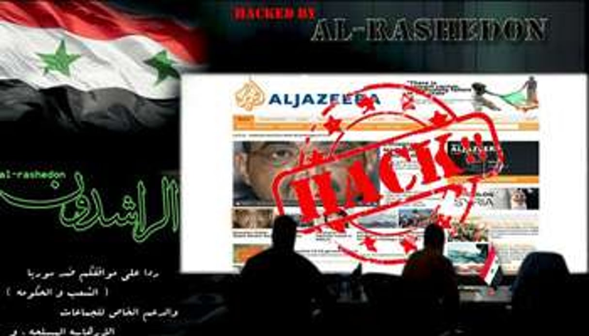 Les hackers reprochent à Al-Jazira sa couverture de la crise syrienne. © Al-Jazira