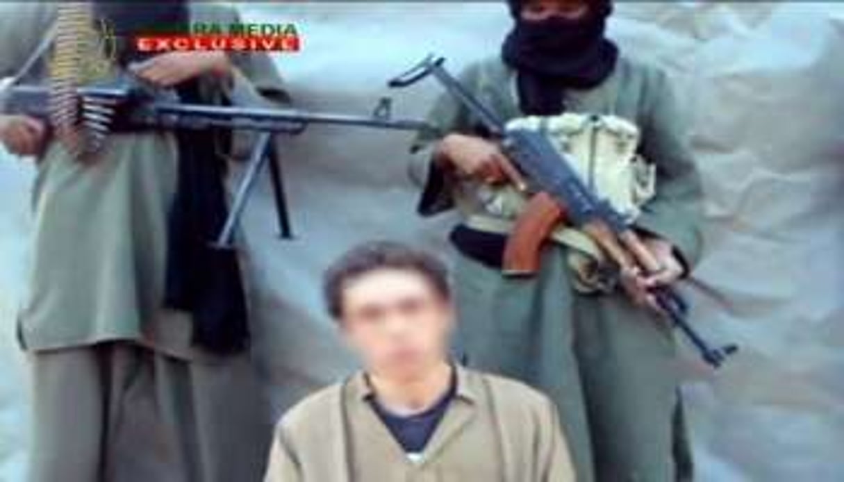 Capture d’écran de la vidéo mise en ligne par Sahara Medias. © AFP