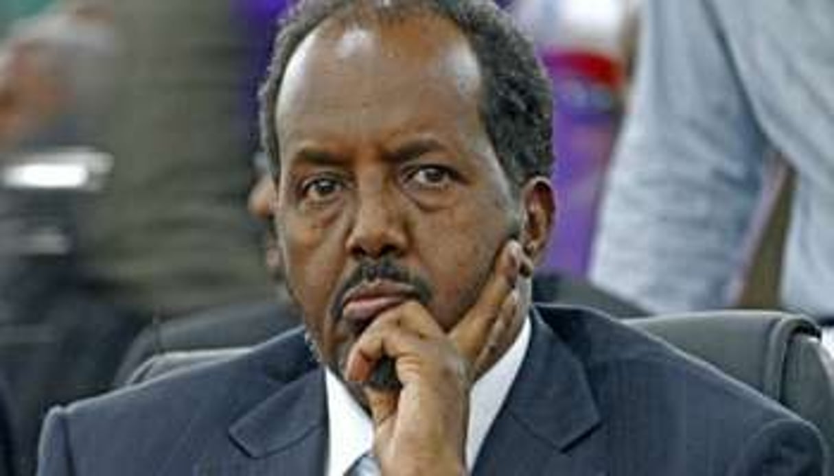 Le nouveau président somalien, Hassan Cheikh Mohamoud, est un universitaire. © AFP