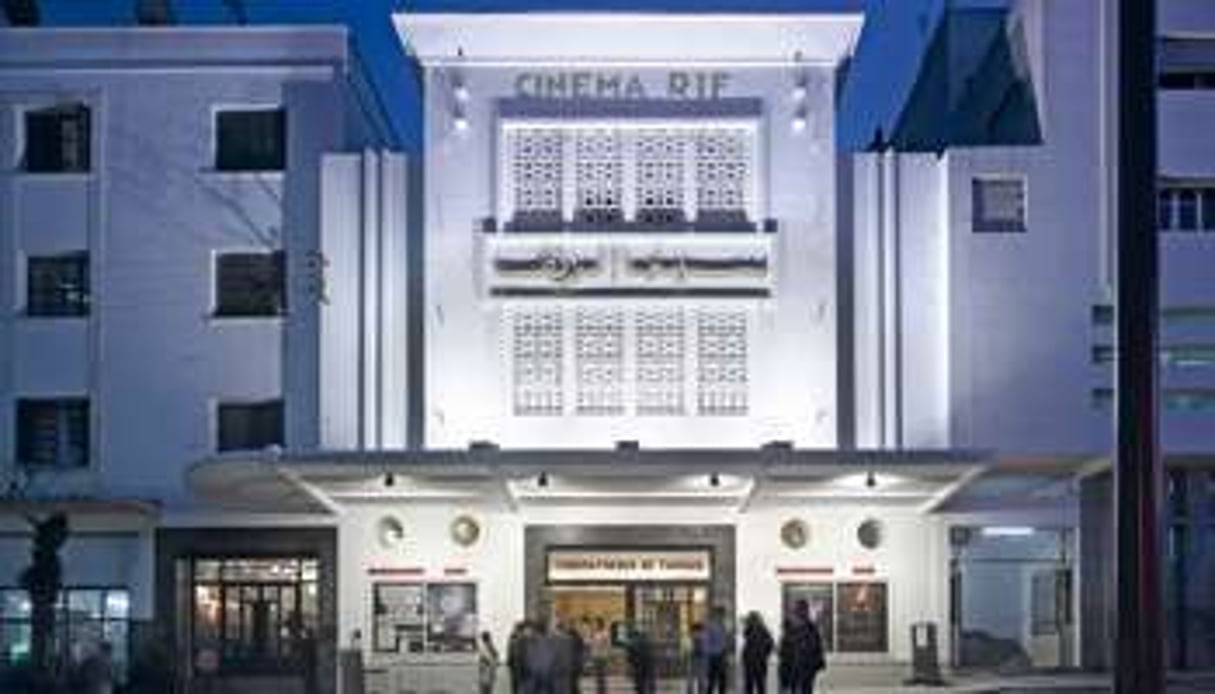 La mythique salle de cinéma Rif, qui abrite la cinémathèque de Tanger. © Hassan Ouazzani pour J.A