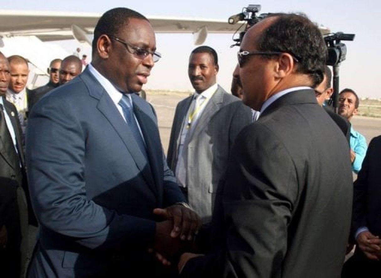 Première visite de Macky Sall en Mauritanie, la crise malienne au centre © AFP