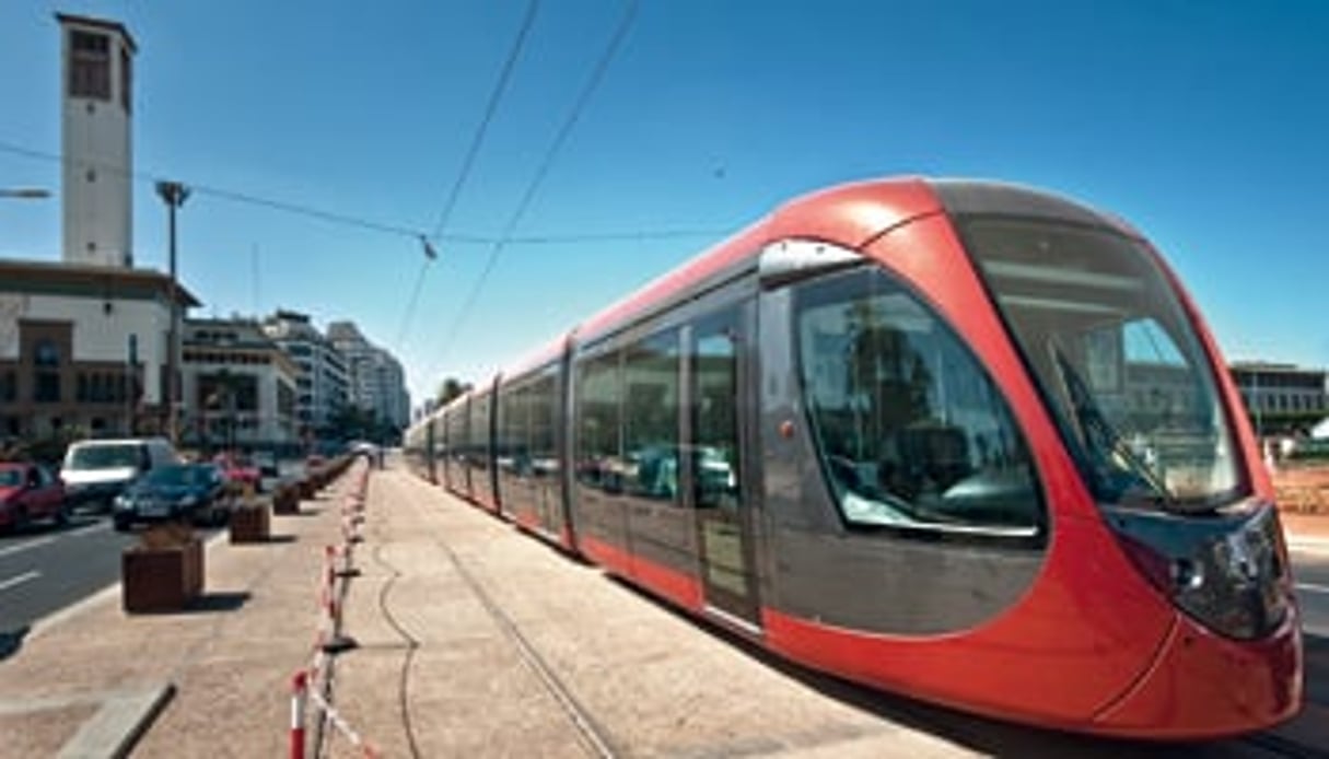 Longue de 31 km, la première ligne de tramway doit entrer en service le 12 décembre. © Hassan Ouazzani/JA
