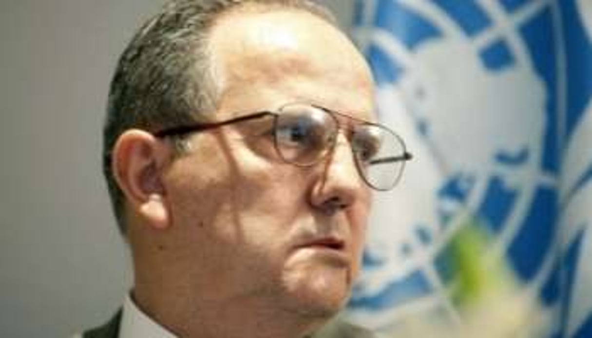 Le rapporteur spécial de l’ONU sur la torture, Juan Mendez, à Rabat le 22 septembre 2012. © Fadel Senna
