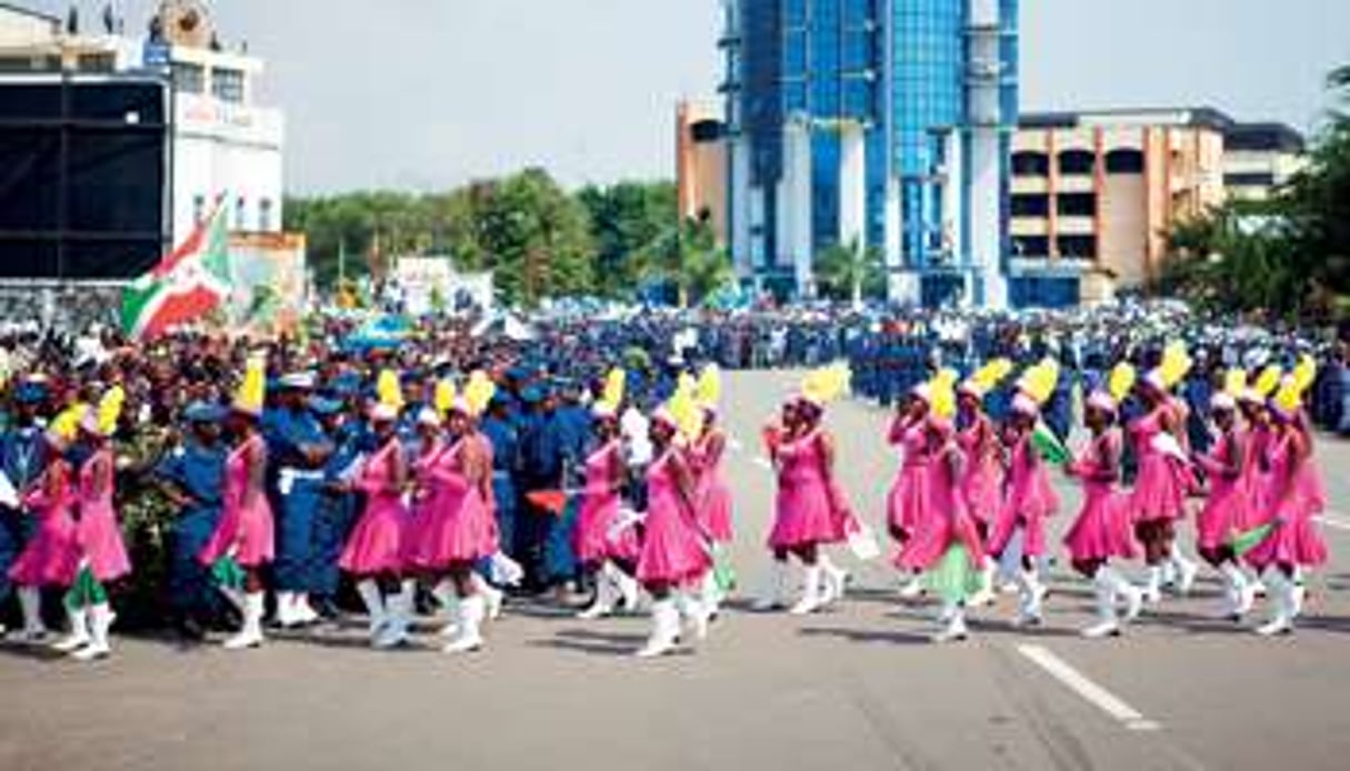 Parade civile et militaire, le 2 juillet à Bujumbura. © Martina Bacigalupo