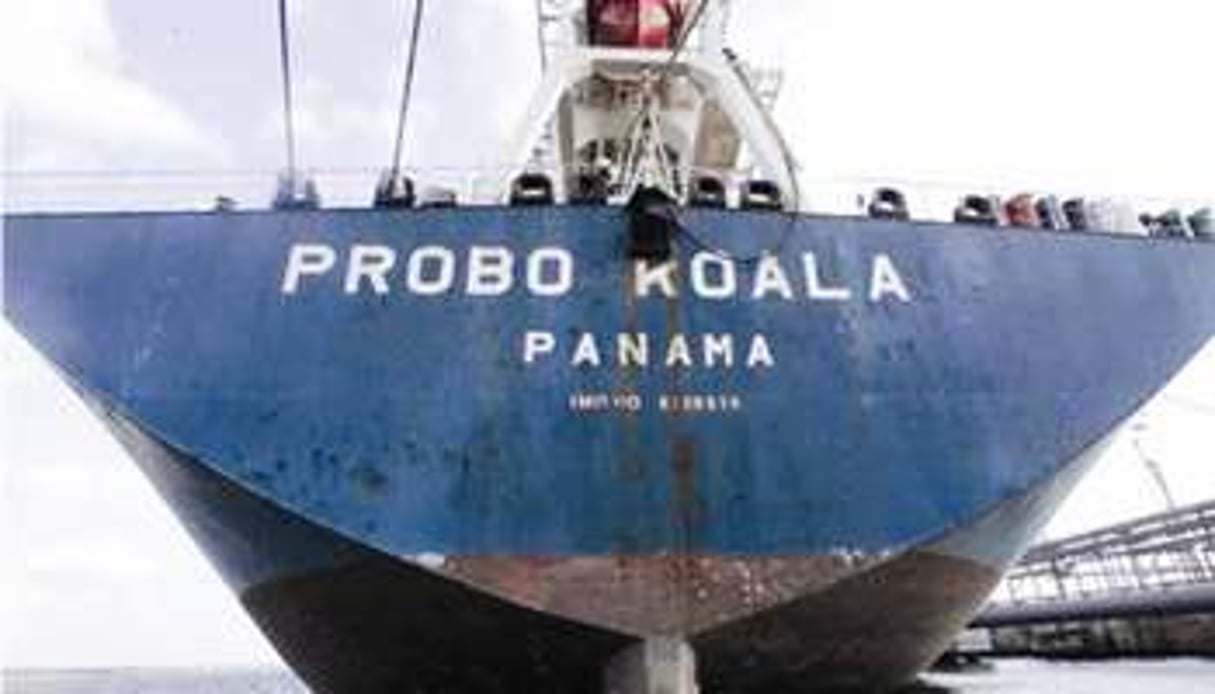 Le cargo Probo Koala, à l’origine du scandale des déchets toxiques. © AFP