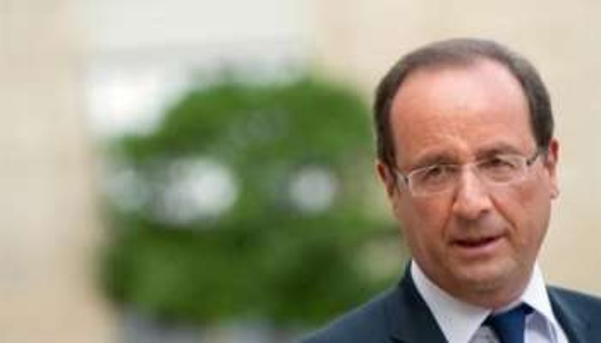 Le président français François Hollande, le 25 août 2012 à Paris. © Bertrand Langlois/AFP