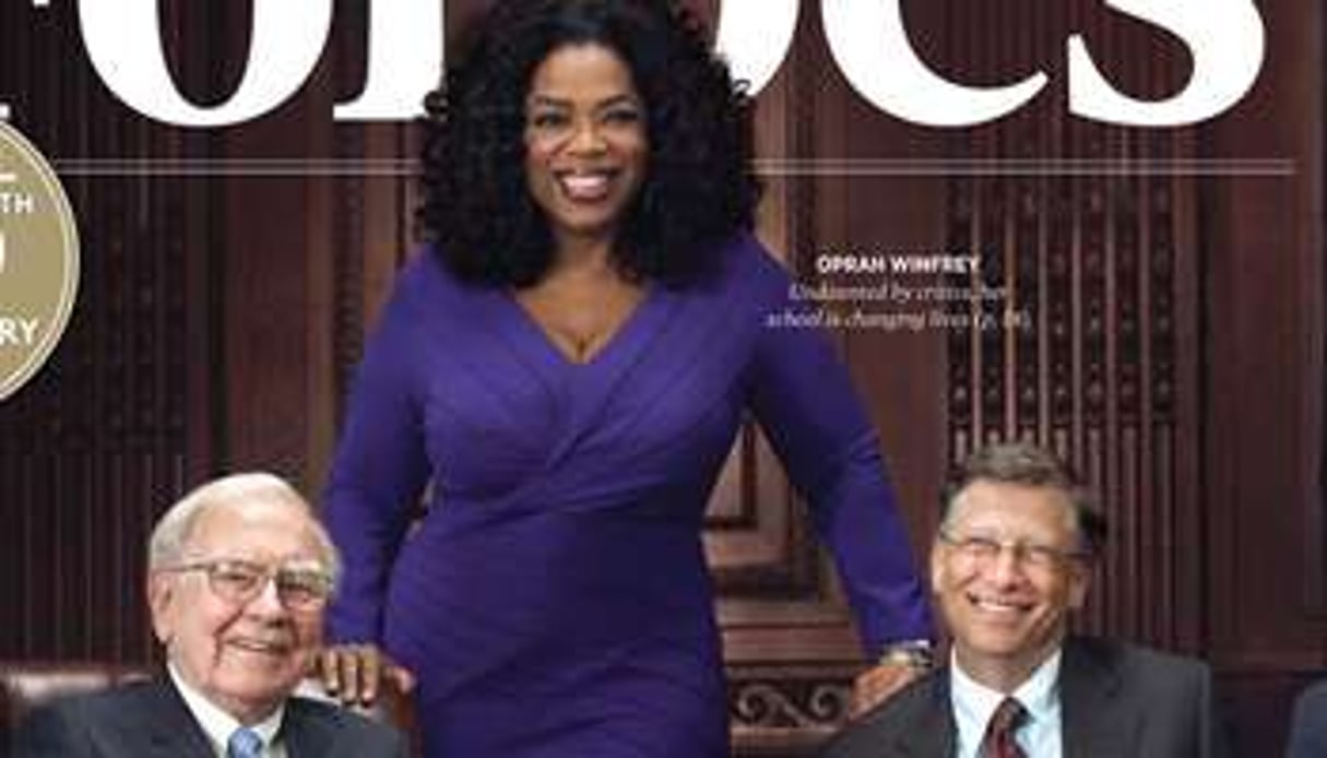 Avec 2,7 milliards de dollars, Oprah Winphrey (c.) se classe au 151e rang. © DR