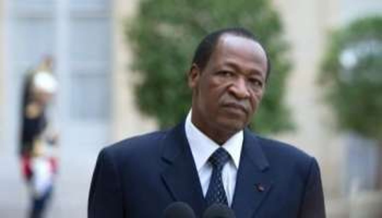 Blaise Compaoré, président du Burkina Faso, le 18 septembre 2012 à Paris. © AFP