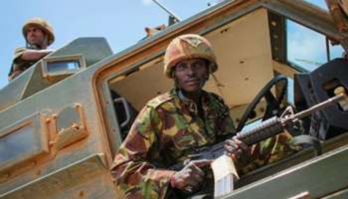 Un soldat de la Mission de l’Union africaine en Somalie (AMISOM), le 7 octobre 2012 à Kismayo. © AFP