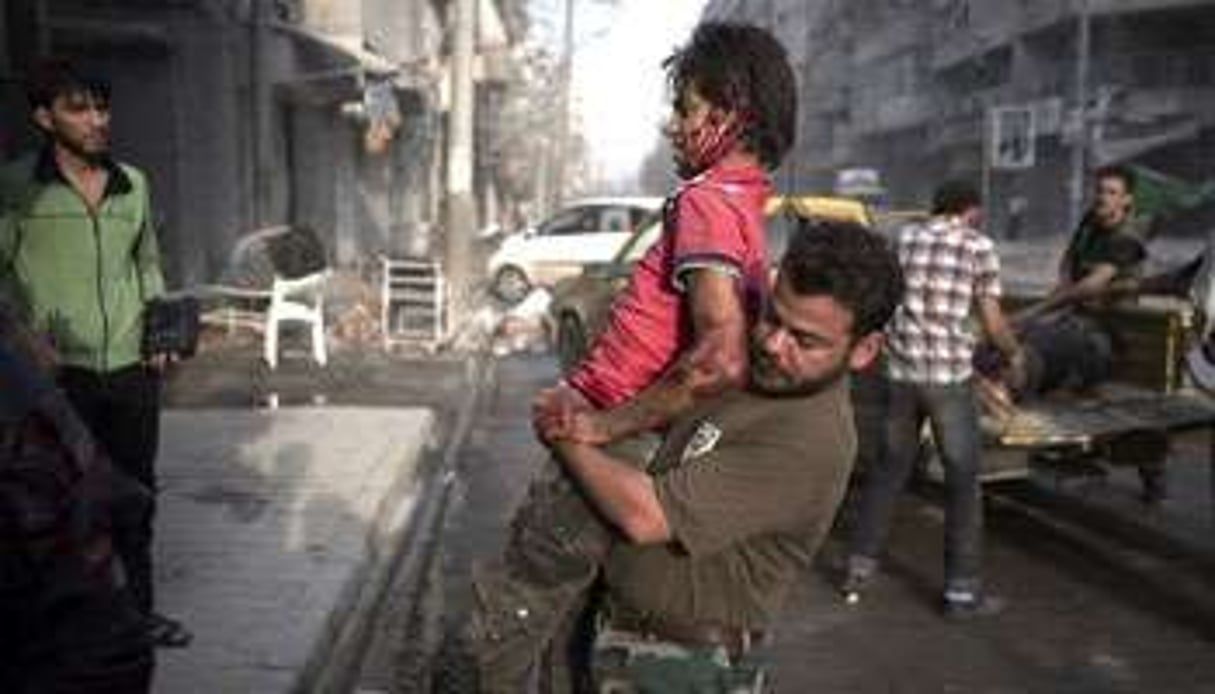 Le « peuple syrien » est pressenti pour recevoir le prix Nobel de la Paix 2012. © AFP