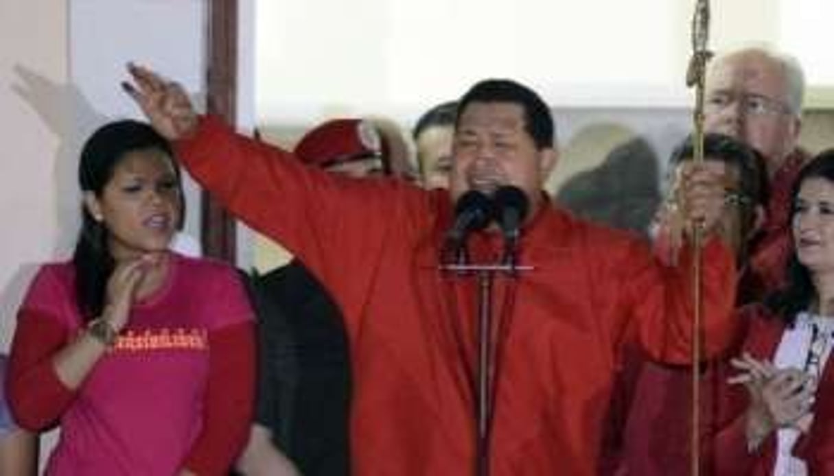 Hugo Chavez, le 7 octobre 2012 à Caracas. © Juan Barreto/AFP