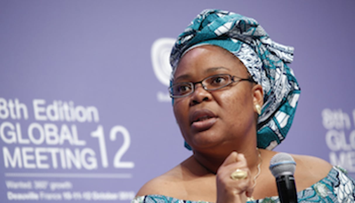 Leymah Gbowee, prix Nobel de la paix en 2011, est l’une des nombreuses représentantes de la délégation africaine invitée par le Women’s Forum. © Women’s Forum