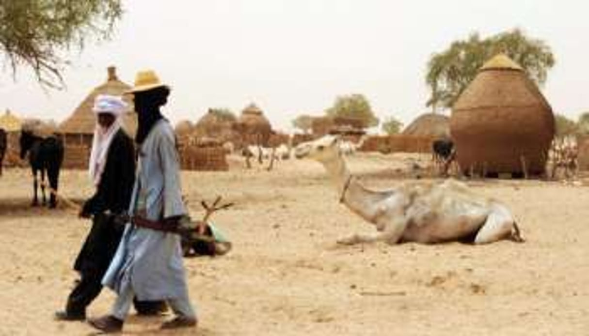 Un village près de Dakoro, localité où les humanitaires ont été enlevés, dans le sud-Niger. © AFP/Archives – Issouf Sanogo