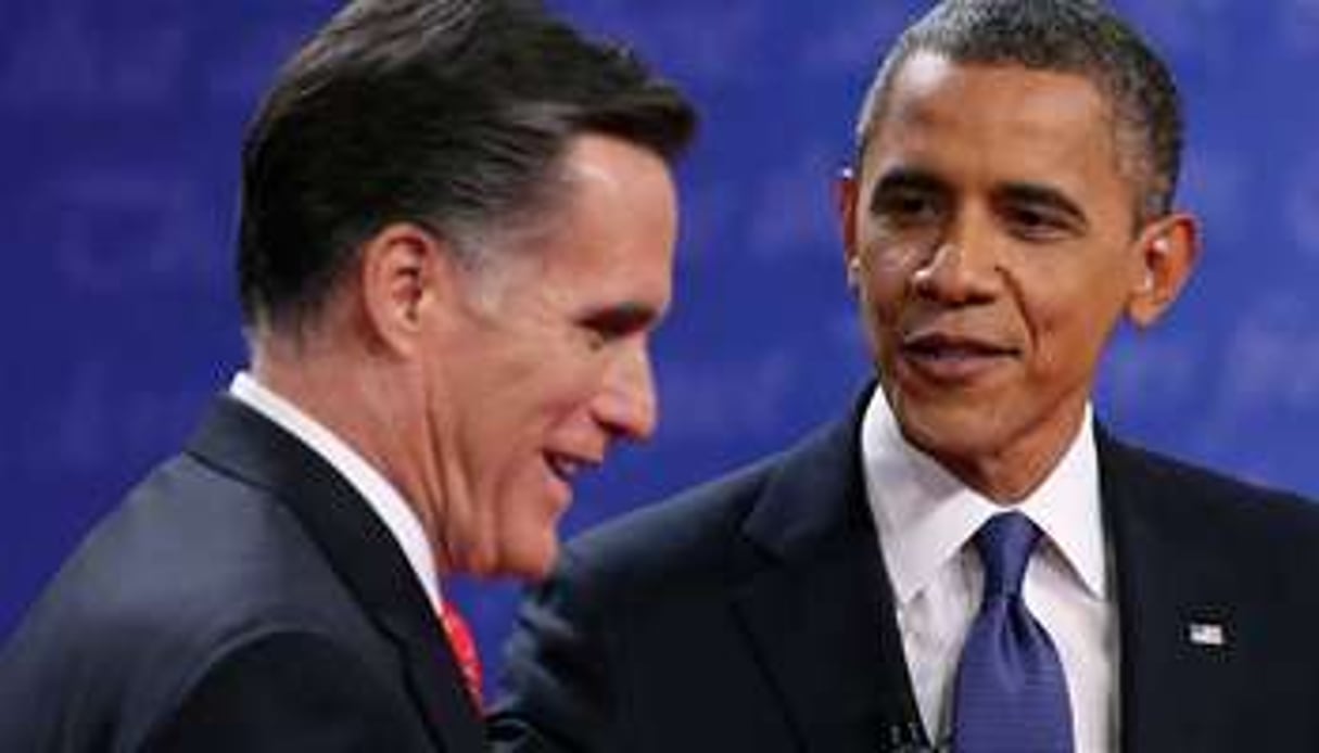 Mitt Romney (à g.) et Barack Obama. © AFP