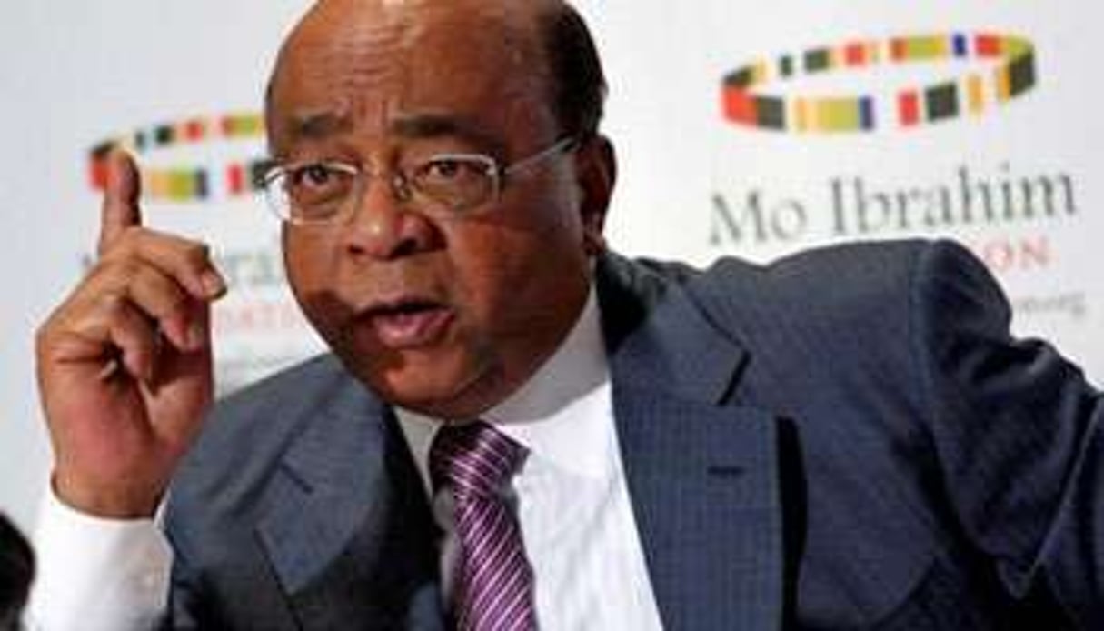 Mo Ibrahim, président de la fondation. © AFP