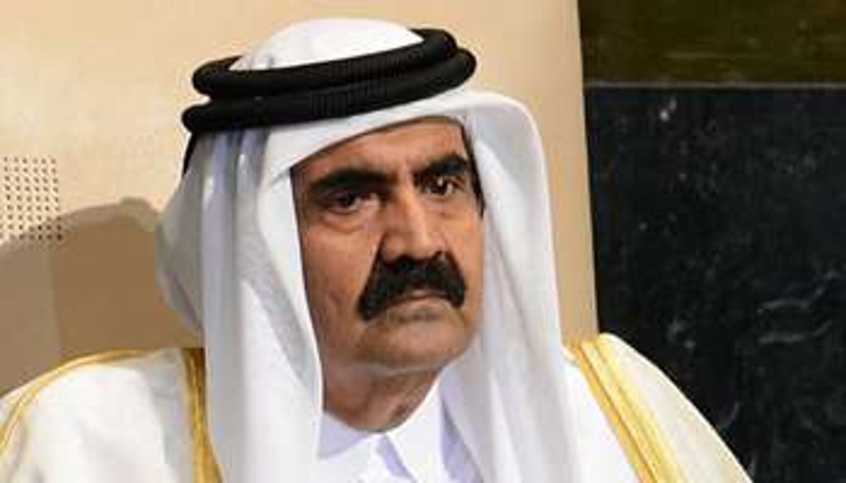 L’émir du Qatar, Hamad ben Khalifa al-Thani, est attendu à Gaza le 22 octobre 2012. © AFP