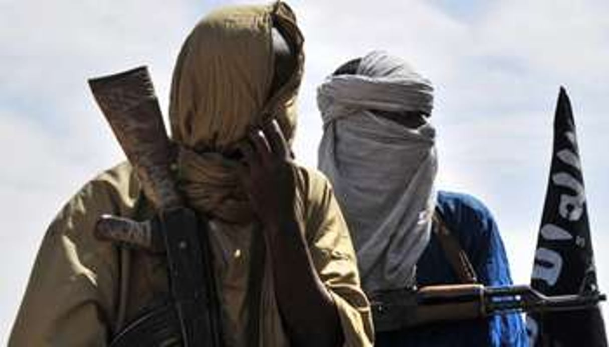 Des miliciens d’Ansar Eddine qui occupent le Nord-Mali. © AFP