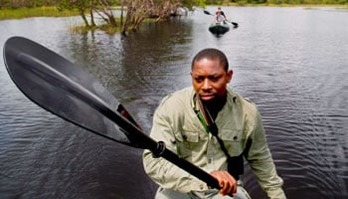 Visite en canoë du parc de Loango, au Gabon. Guenay Ulutuncok/LAIF-REA