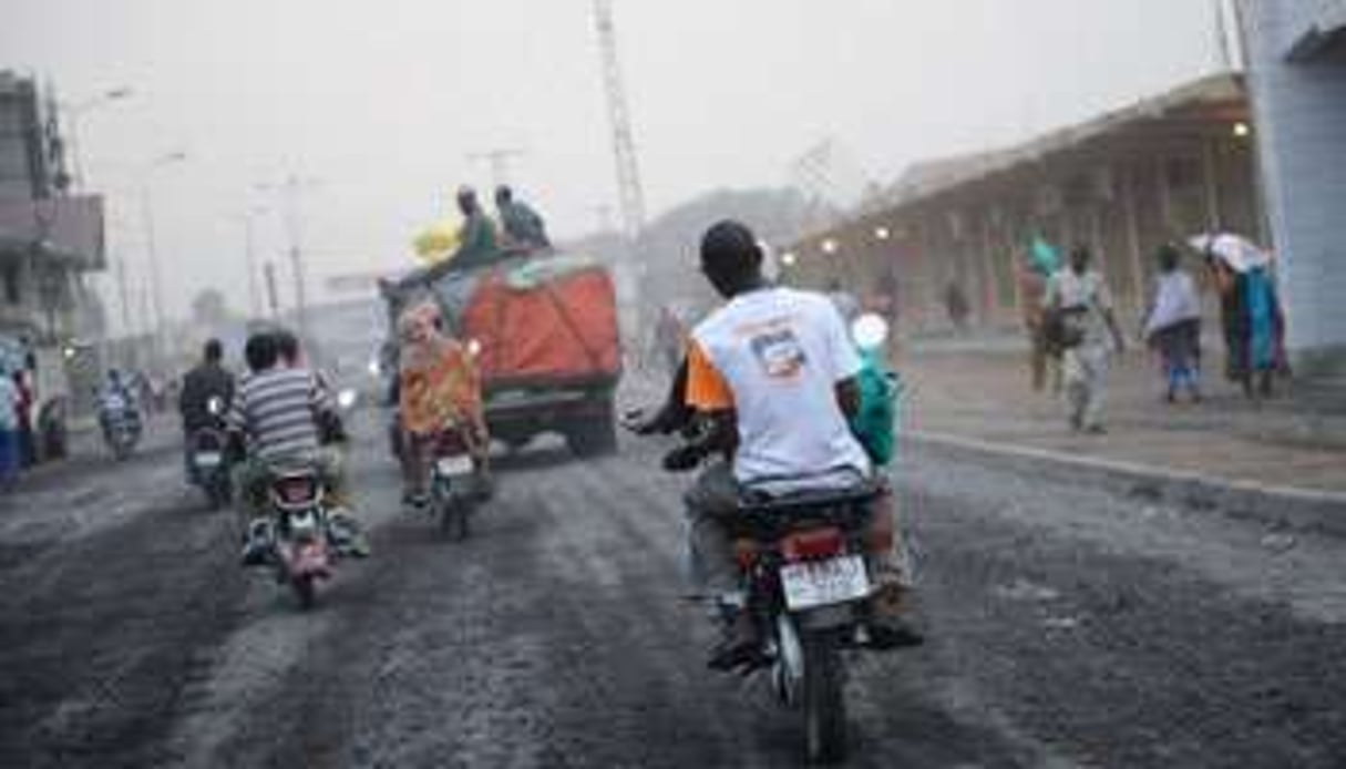 Une rue de Goma en RDC. © AFP