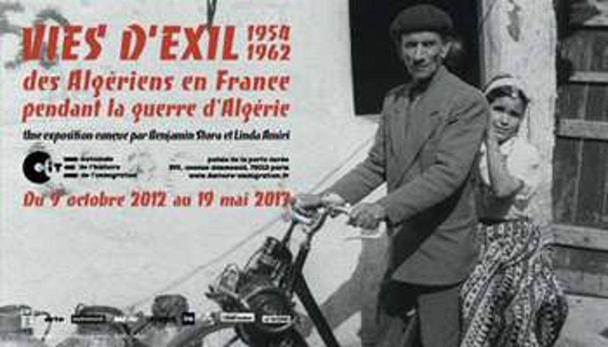 Affiche de l’exposition Vies d’exil. © DR