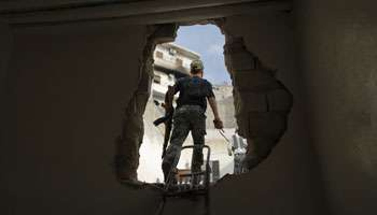 Les quartiers d’Alep, lieu d’affrontements entre ASL et armée syrienne. © AFP