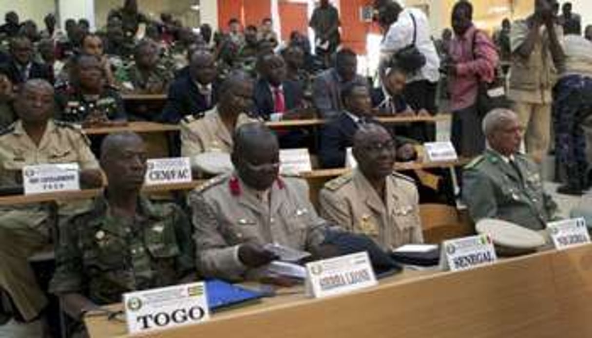 Réunion des chefs d’état-major de la Cedeao sur le Mali, le 6 novembre 2012 à Bamako. © Habibou Kouyate/AFP