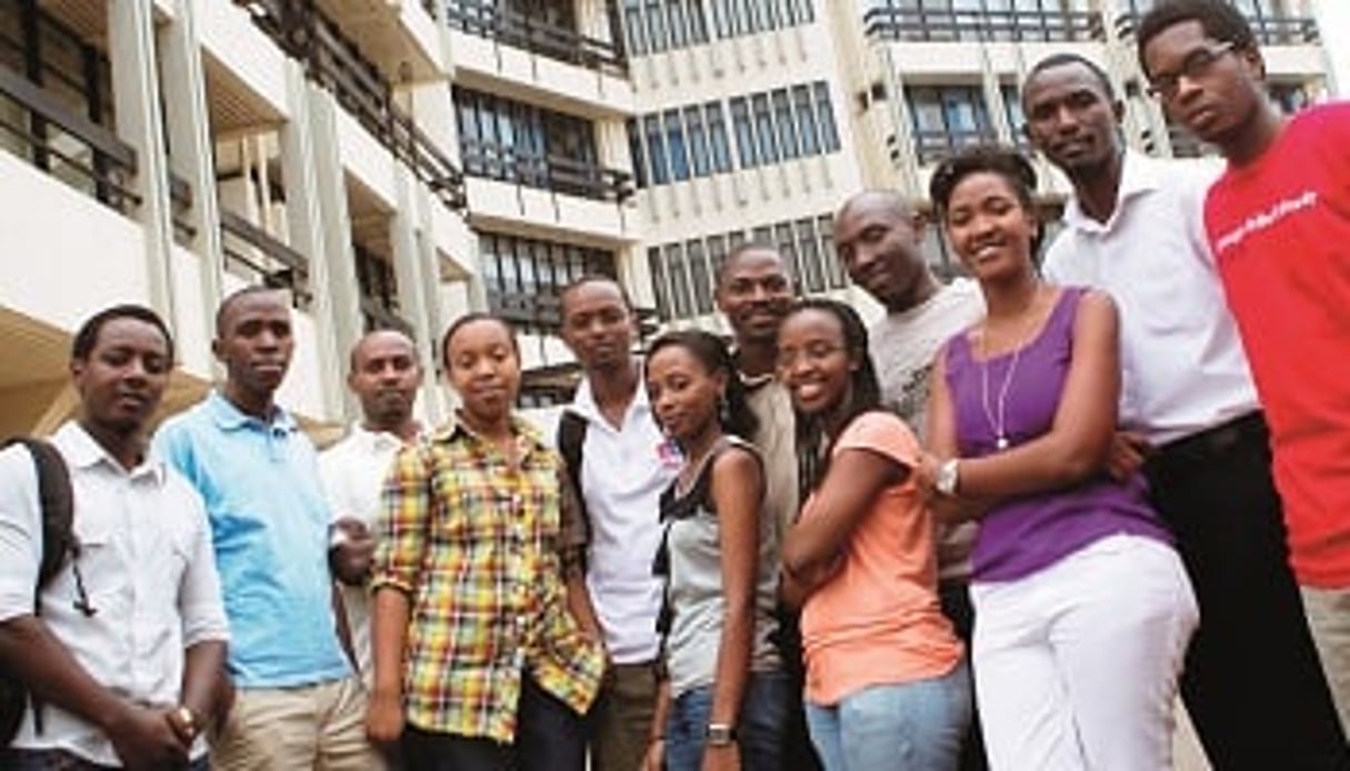 À l’université Carnegie-Mellon du Rwanda, en août 2012. © Cyril Ndegeya
