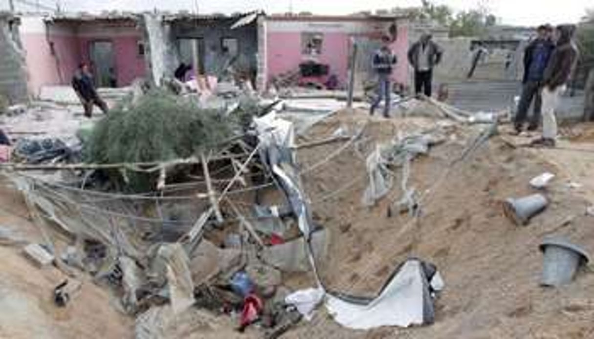 Bidonville dans les environs de Gaza City, le 6 septembre. © Ed Ou/The New York Times – Redux – Rea