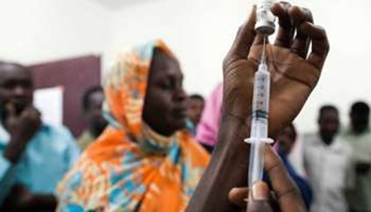 Campagne de vaccination au Darfour, le 14 novembre 2012, à El-Geneina. © Albert Gonzalez Farran/Unamid/AFP