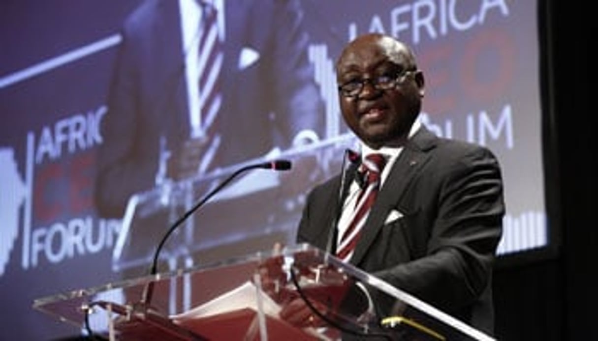 Donald Kaberuka lors de l’ouverture du Africa CEO Forum © Bruno Levy/Theafricaceoforum2012