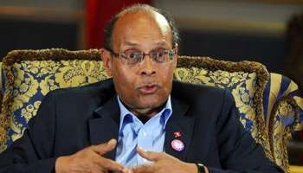 Moncef Marzouki, le 12 juillet 2012, à Tunis. © Fethi Belaid/AFP