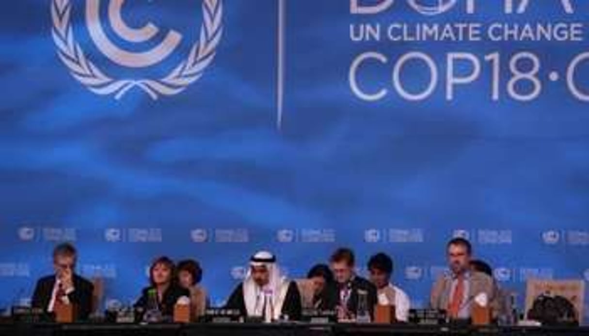 Négociations sur le climat à Doha, le 7 décembre 2012. © AFP