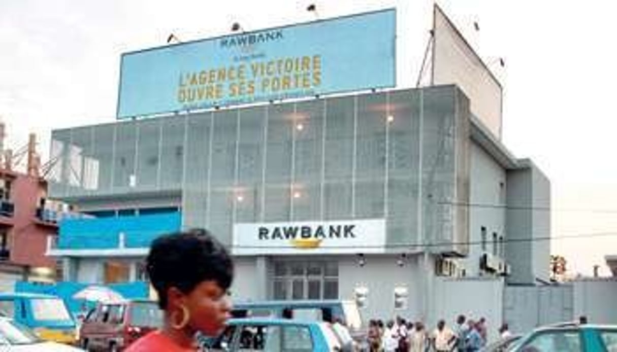 Rawbank est numéro un en RD Congo, avec 20% de parts de marché. © Beaudouin Mouanda/JA