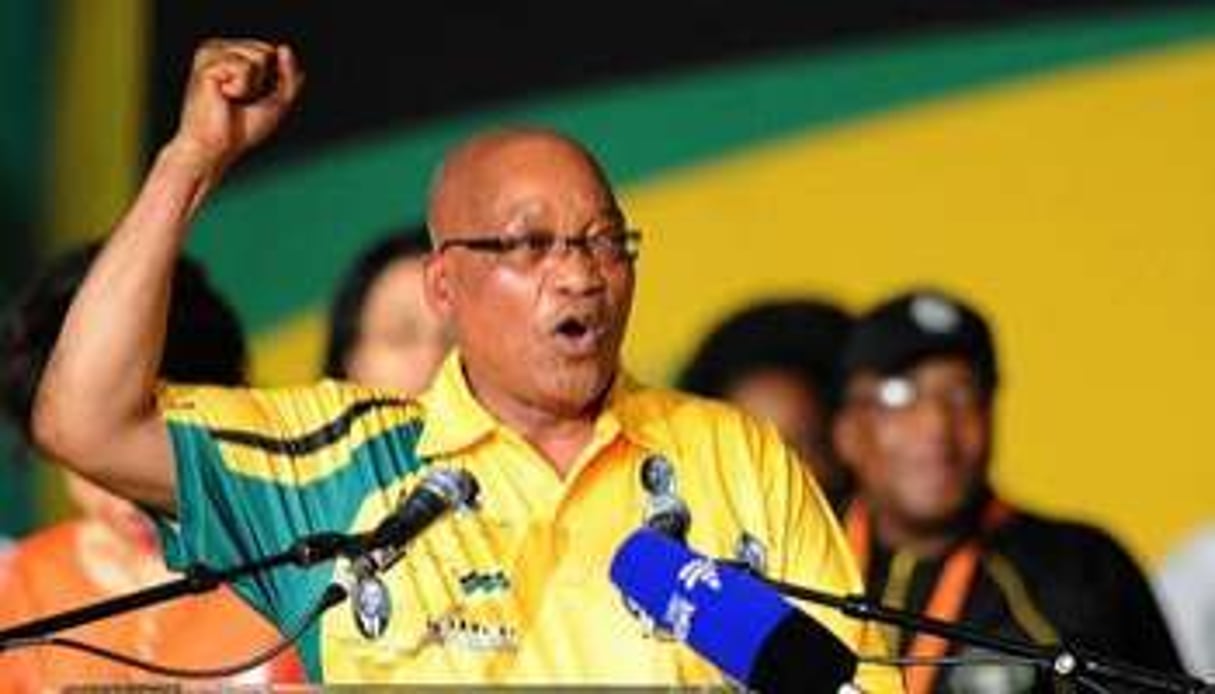 Le président sud-africain Jacob Zuma ouvre le congrès de l’ANC, le 16 décembre 2012 . © AFP