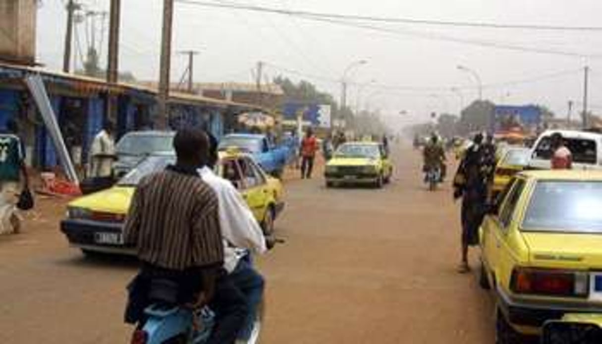 Une rue de Bangui. © AFP