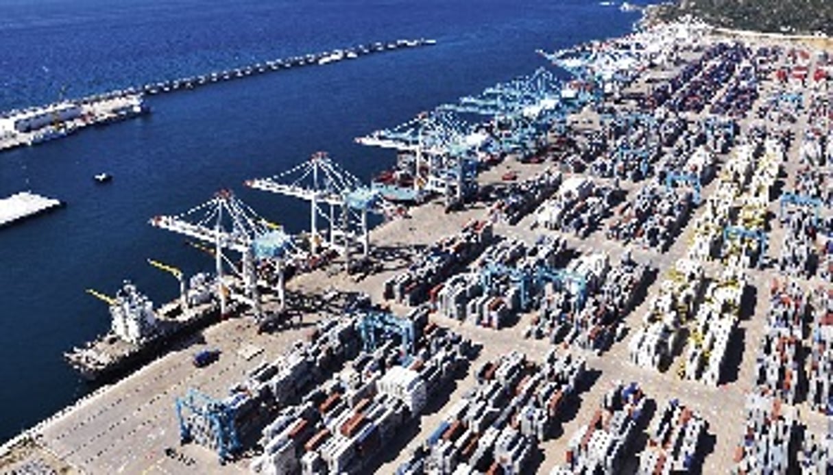 Depuis 2004, 7,5 milliards d’euros ont été investis à Tanger Med. © Jean-Michel Ruiz