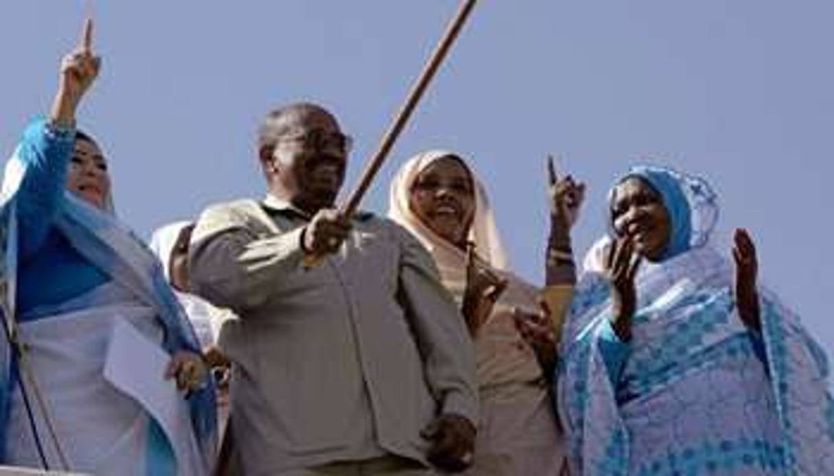 Omar el-Béchir le 12 mars 2012 à Khartoum. © AFP