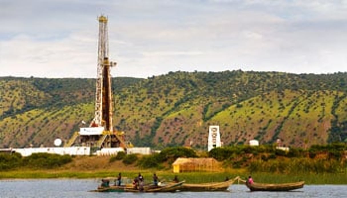 Le britannique Tullow Oil a mis au jour de nombreux gisements, notamment sur le lac Albert, en Ouganda. © Ho/Reuters