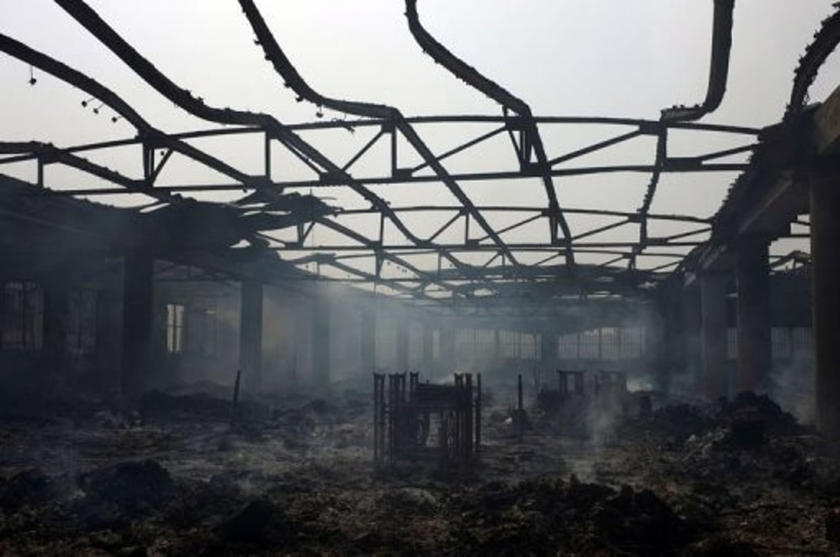 Togo: un incendie ravage le grand marché de Lomé © AFP